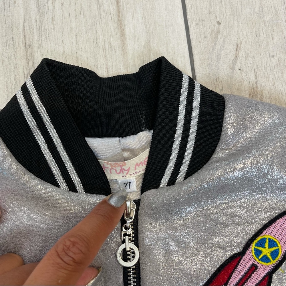 TRULY ME Bomber Jacket Size 2T - Picture 3 of 9